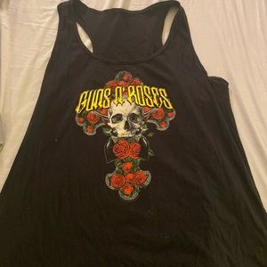Black Guns N Roses tank